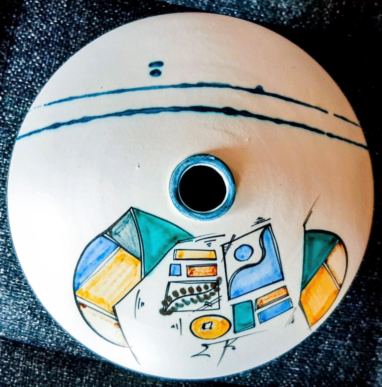 Vasen & Gefässe: kleine Vase 7 cm petit vase 80s' – Gebraucht aus Tavannes von Brocashop 6