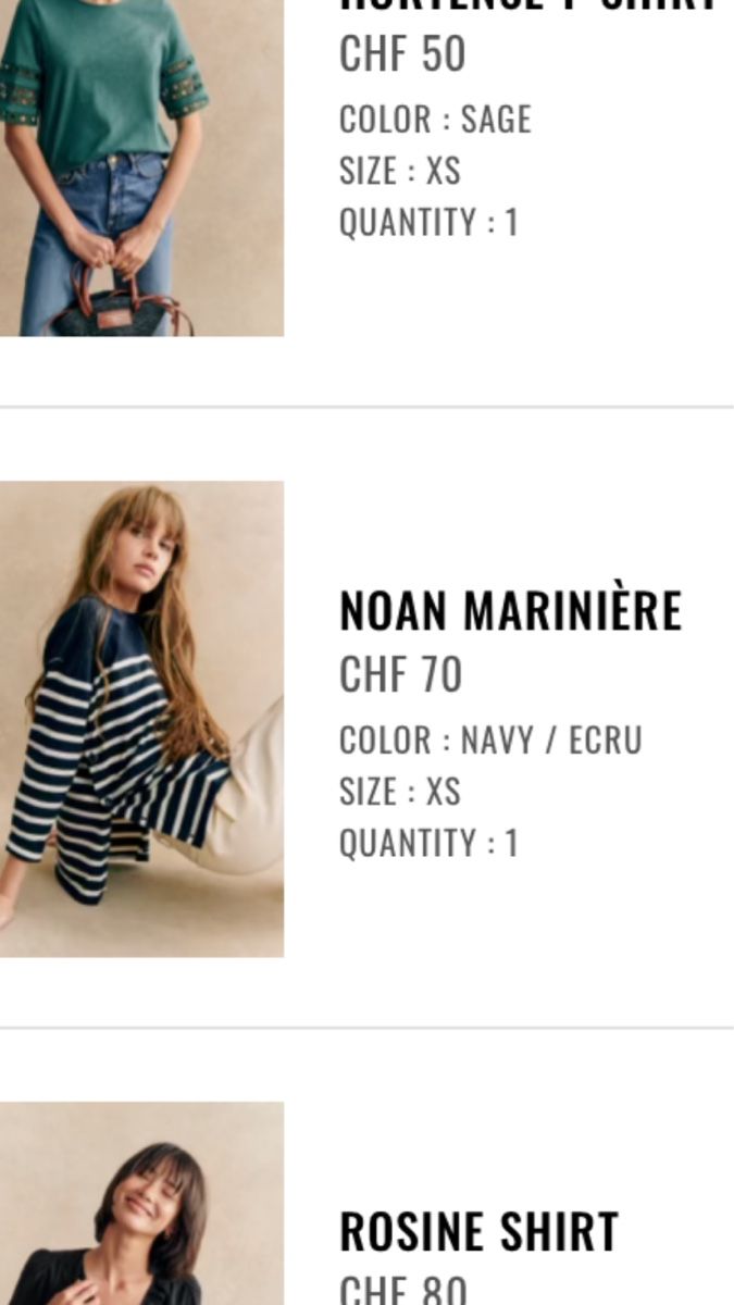 Sezane Top: Marinière Noan – Nuovo (secondo la descrizione) da Villars-Tiercelin venduto da gir_7z67