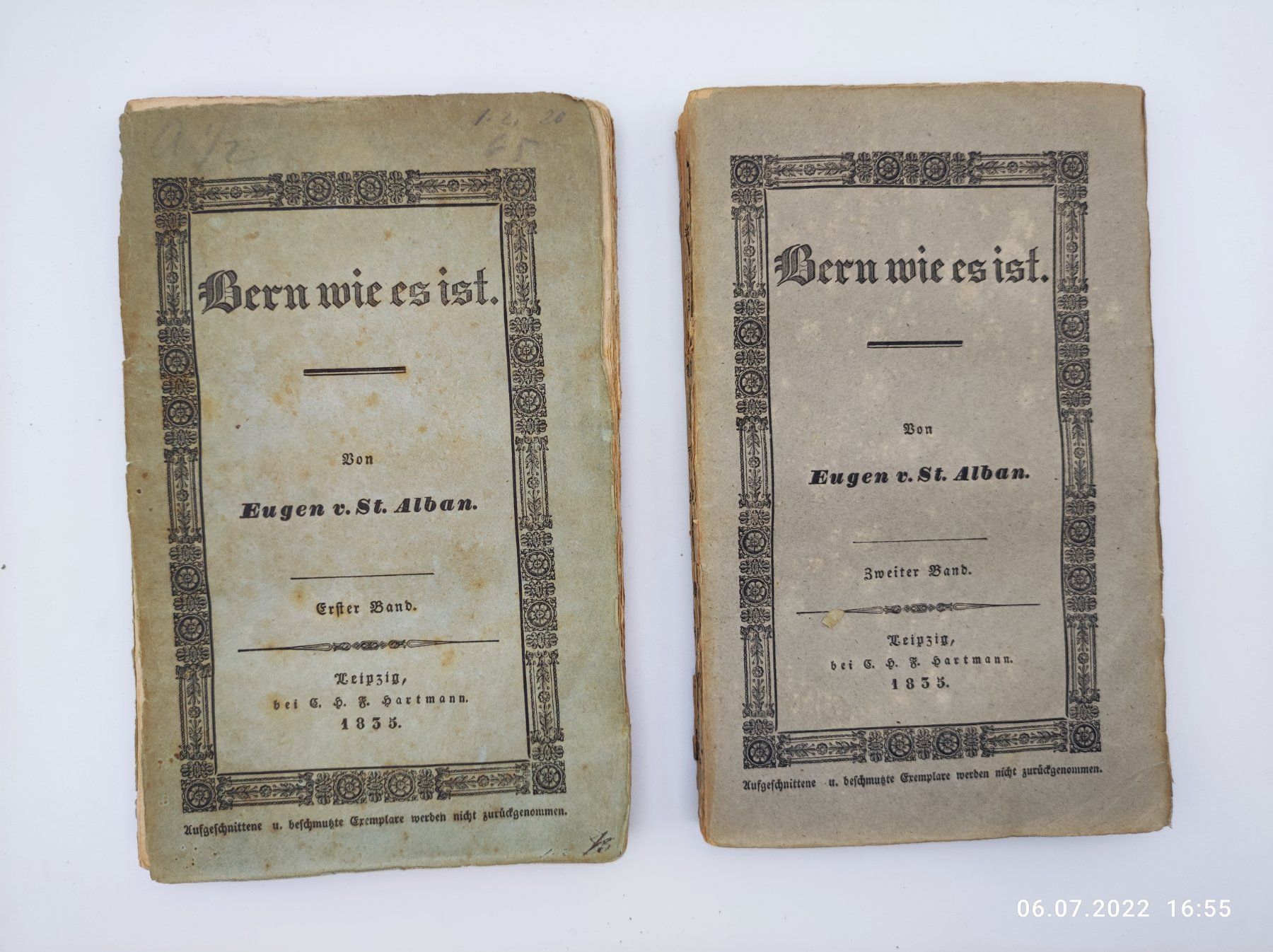 Bücher: BERN WIE ES IST 1834 – Gebraucht aus Goldach von Gaip 2
