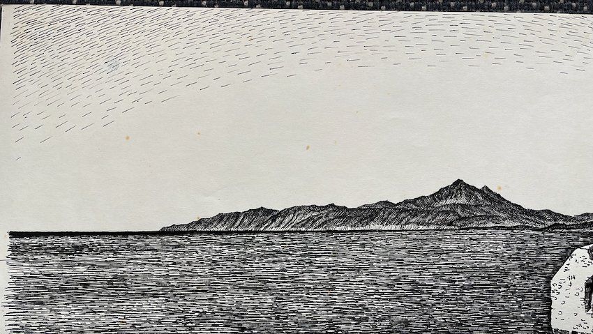 Aquarell Kalabrische Küste signiert Paul Zehnder (ID bz11) | Kaufen auf ...