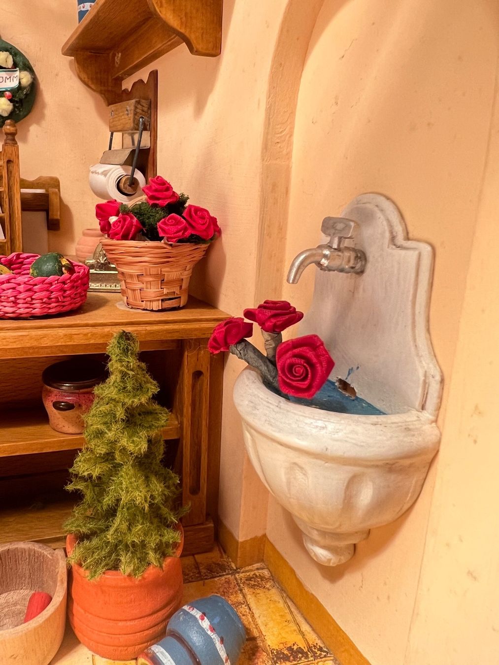 Case e mobili per bambole: Puppenstube Blumenladen Käthi – Usato da Melide venduto da fashiono5 3