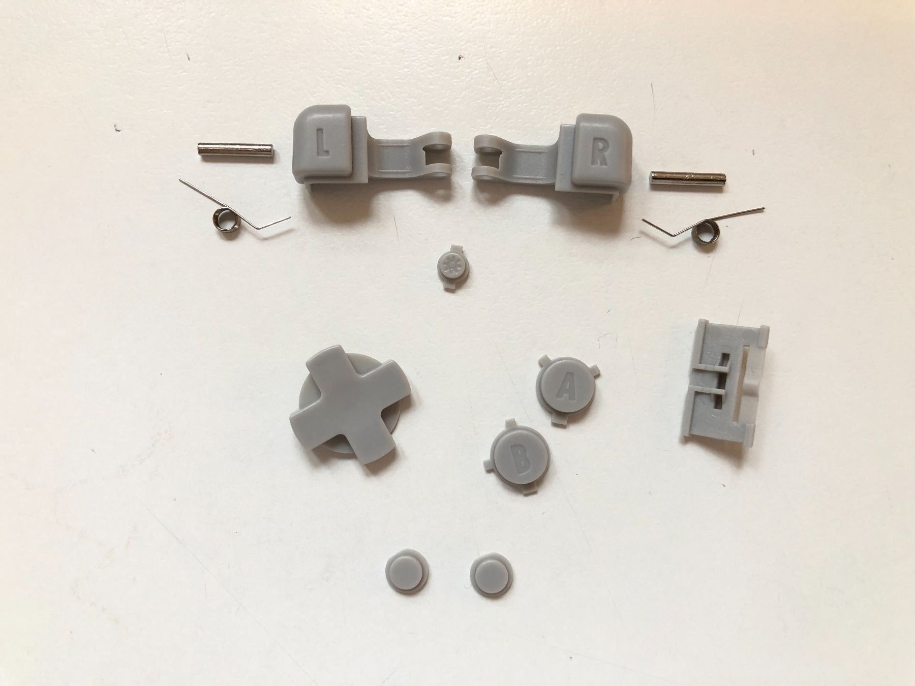 Nintendo Console: Game Boy Advance SP gray buttons set – Usato da Lugano venduto da Mat_0_taM