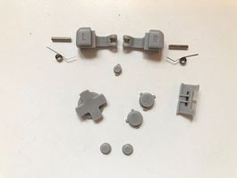 Game Boy Advance SP gray buttons set