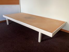 Rarität - 2 Finnische Betten mit 1 Bettzeugschublade weiss