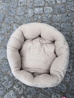 Hundebett rund beige mit Rand guter Zustand