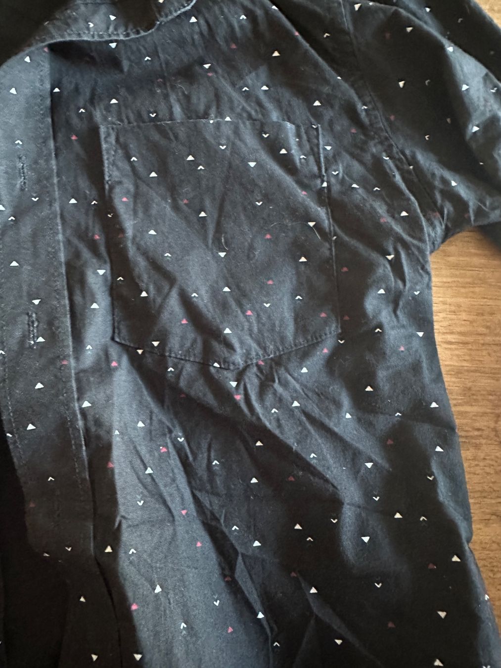 We Camicie, T-shirt & Polo: Hemd schwarz mit Muster, Gr. 146, WE – Usato da Winterthur venduto da manelio113 3