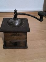 Kaffeemühle Peugeot Freres Holz Metall antik 
