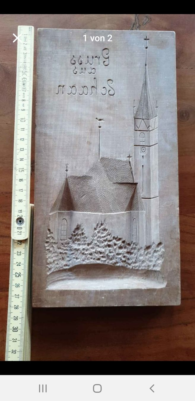 Teglie da forno: Bibermodel  Kirche von Schaan – Usato da Teufen AR venduto da Nepi2 1