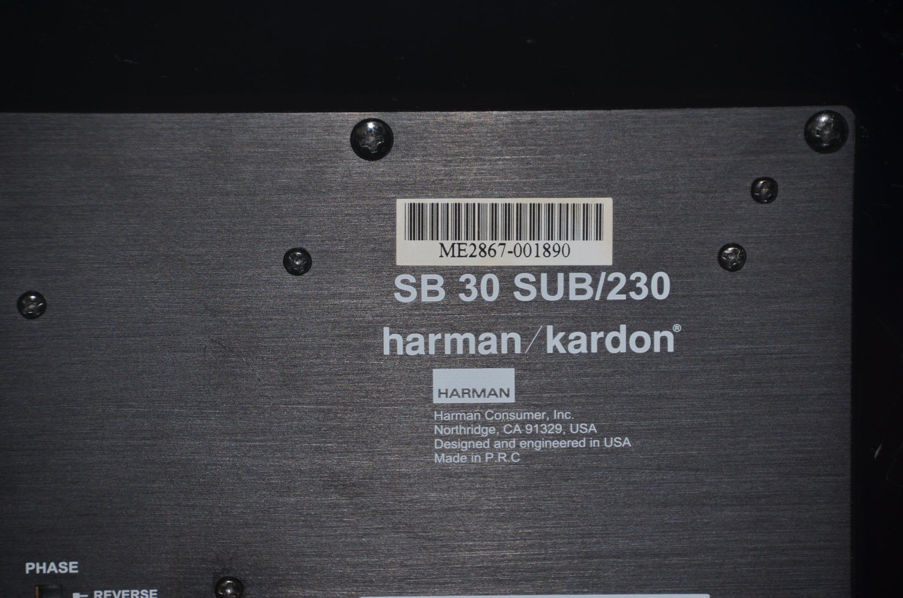 Harman-Kardon Lautsprecher: Harman Kardon SB 30 Sub/230  Subwoofer – Gebraucht aus Collonges von arashee 6