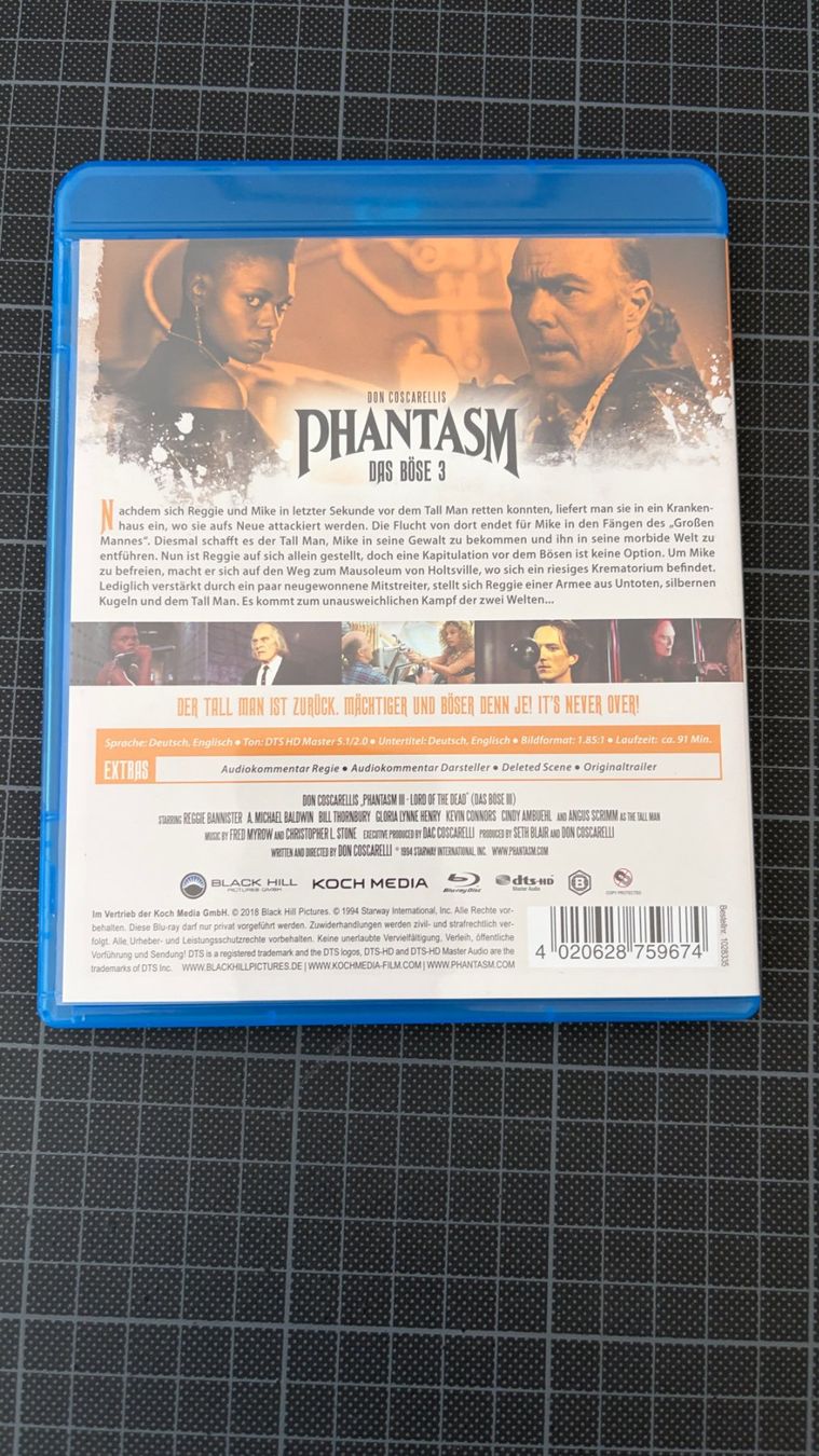 Tutti i DVDs: Phantasm 3 Das Böse Bluray – Nuovo (secondo la descrizione) da Zürich venduto da Renefontana 1