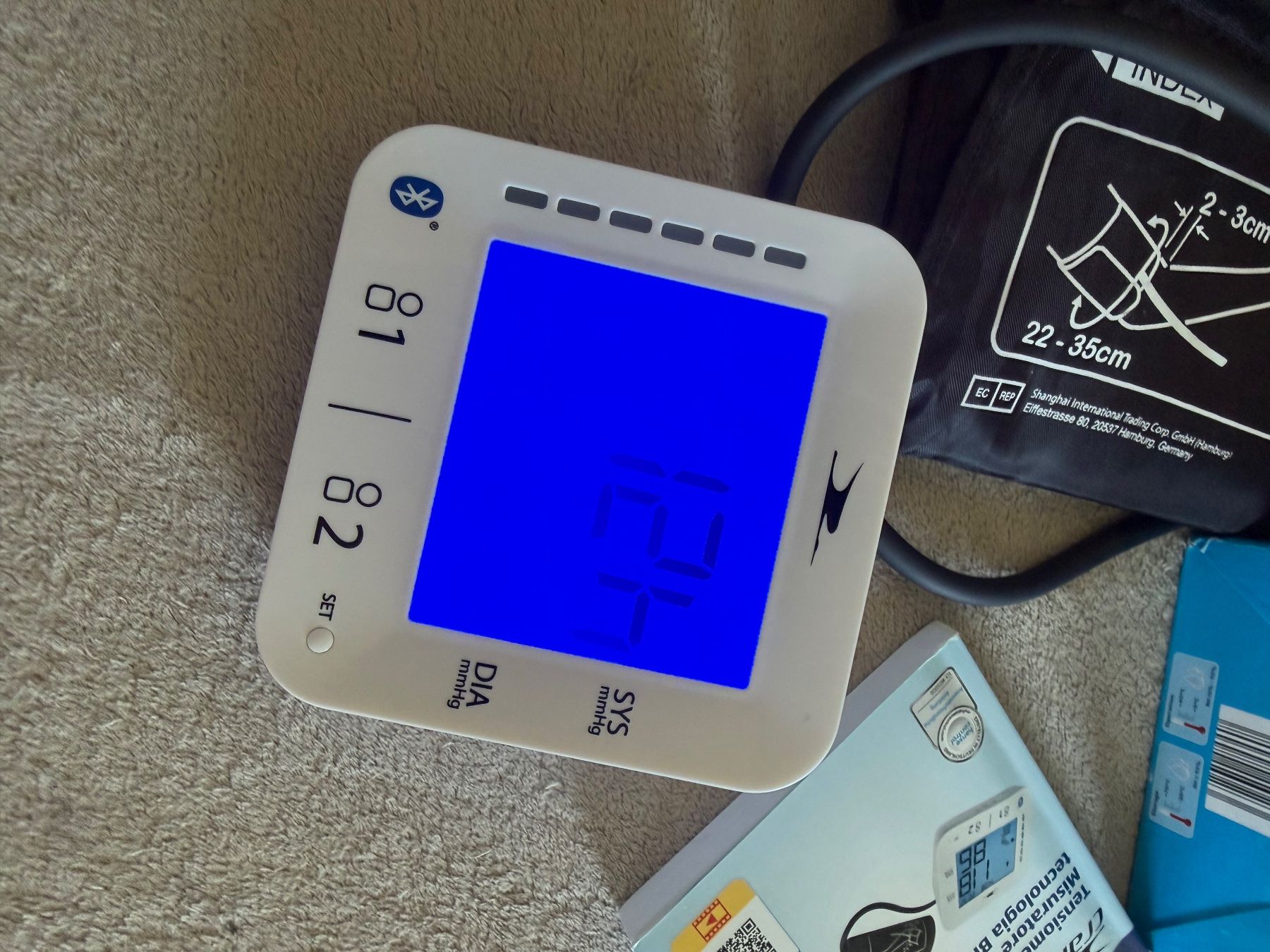 Appareils médicaux: CRANE  CONNECT Bluetooth -Blutdruckmessgerät – Neuf (Voir description) à Aarau par KorgPA 3