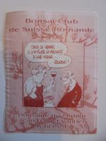 étiquette de vin " Bonsaï Club 1995 " dessin de Barrigue