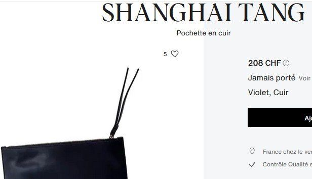 Shanghai Tang Borse: Shanghai Tang Pochette – Usato da Collonges venduto da arashee 6