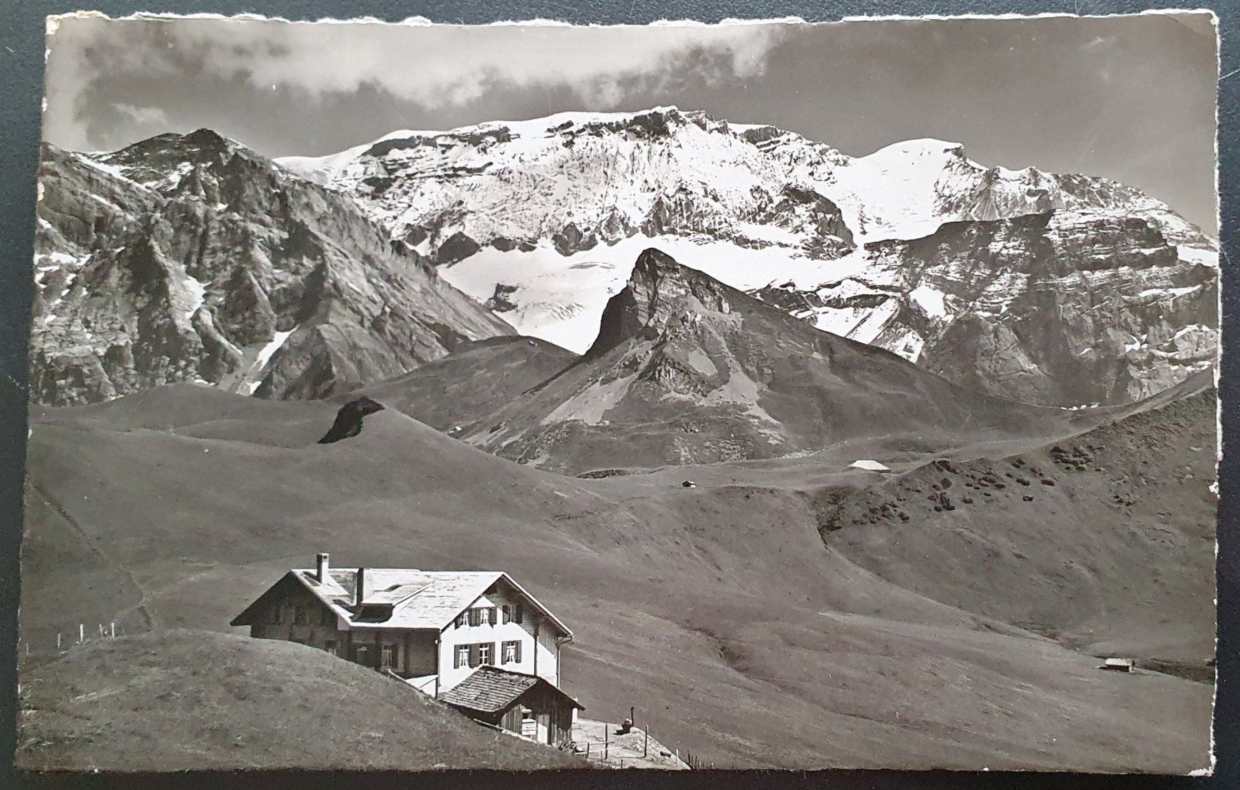 Cartoline postali: 2 Ansichtskarte Hahnenmoos-Pass 1945/47 – Usato da Kreuzlingen venduto da Rschweiz1 2