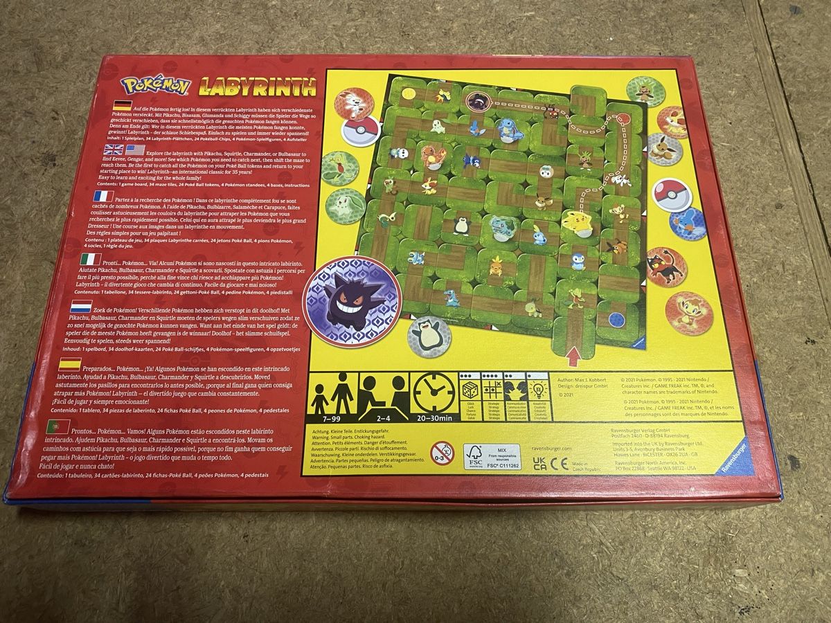 Ravensburger Spiele: Ravensburger Pokemon Labyrinth Spiel – Neu (gemäss Beschreibung) aus Walkringen von ameisefresser 1