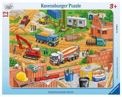 Rahmenpuzzle 12 Auf der Baustelle