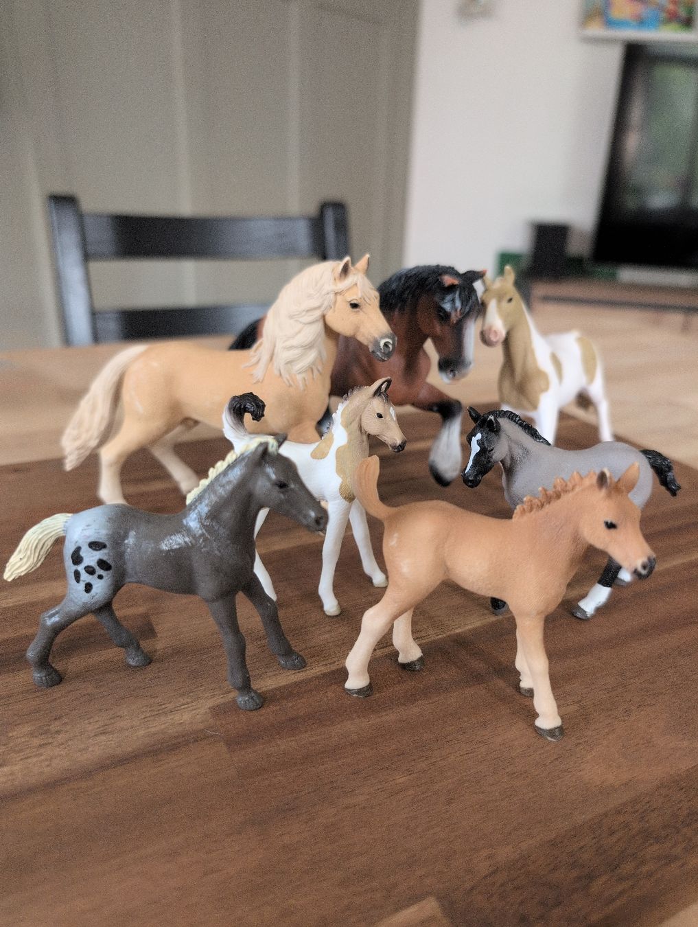 Schleich Giocattoli: 7er Set Pferde von Schleich und BullyLand  – Usato da Neuhausen venduto da Bluesewingneedle