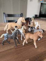 7er Set Pferde von Schleich und BullyLand 