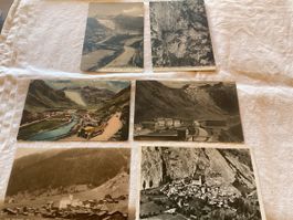 Haut-Valais. 6 cartes en lot dés 1916