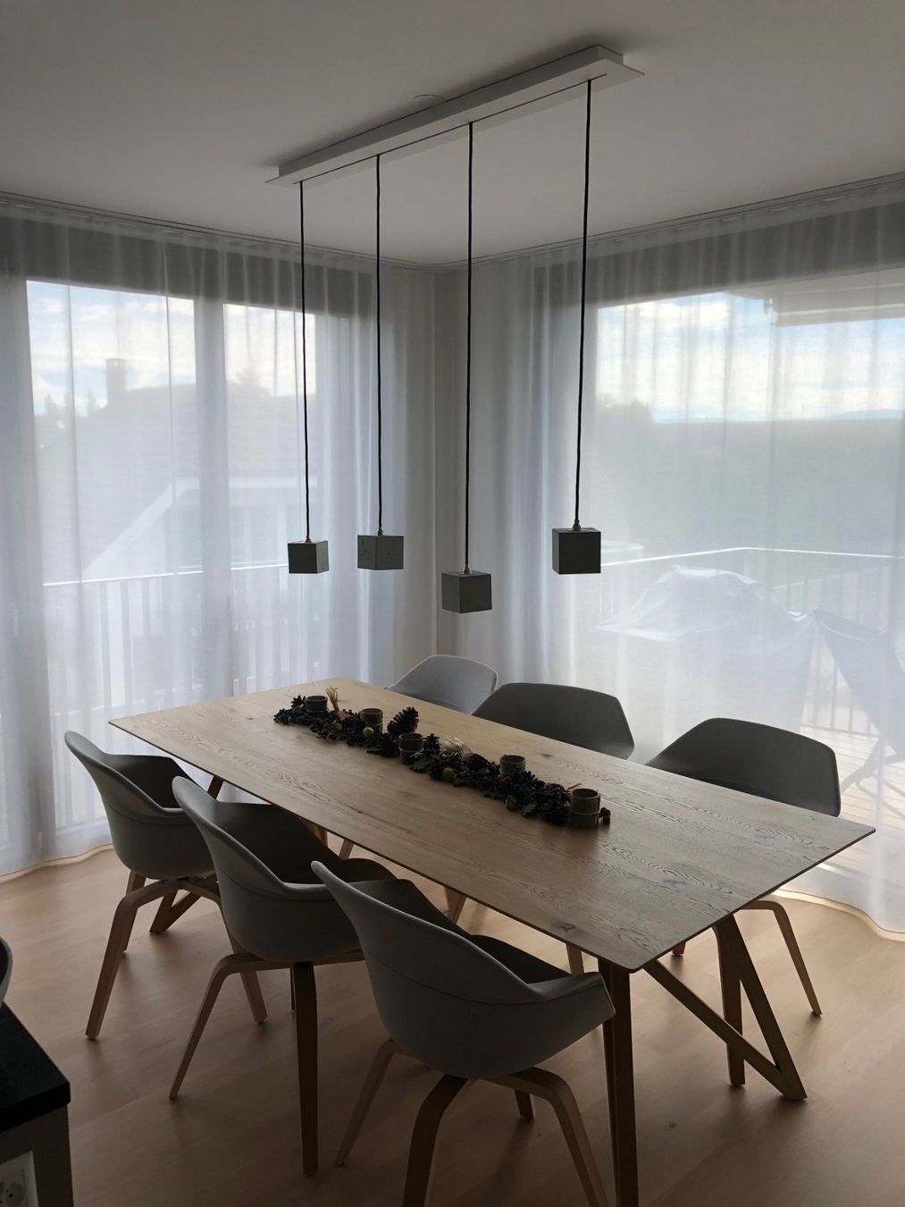 Foscarini Kronleuchter & Deckenlampen: Foscarini Mehrfach-Baldachin 135cm – Gebraucht aus Bassersdorf von Djwik 1