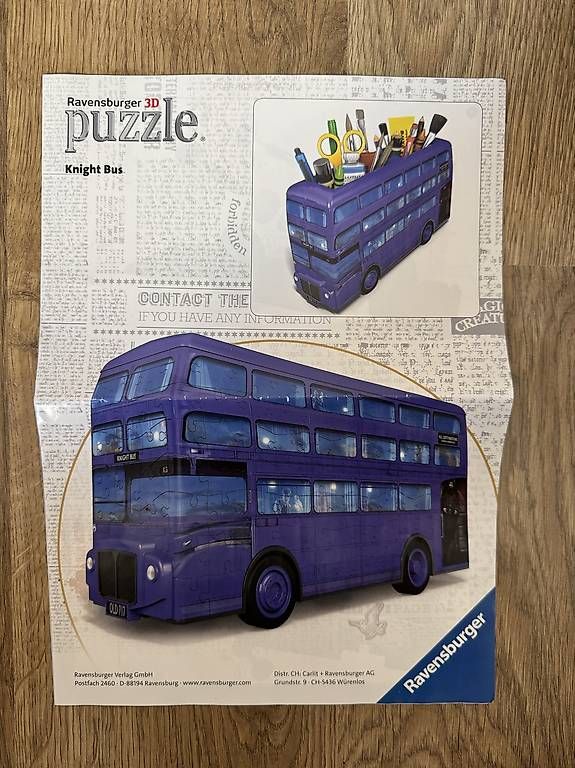 Puzzles: Puzzle 3D Harry Potter | Pot à crayons Magicobus – D'occasion à Arzier-Le Muids par tah_5sns 2