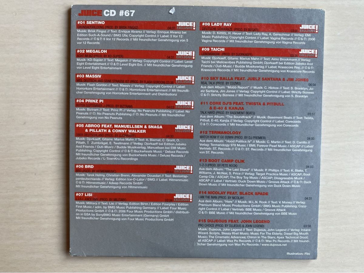 CD: Juice CD #67 - Deutschrap Klassiker – Usato da Oberried Brienz venduto da Chyara 1