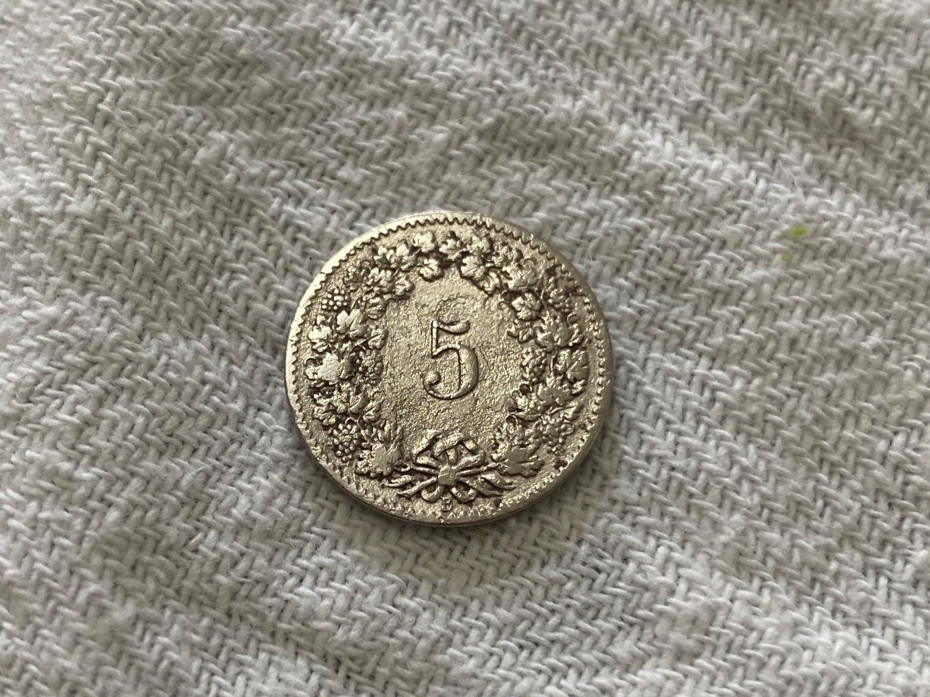 Alle Münzen: 5 centimes/rappen 1880 – Gebraucht aus Nyon von Ilmi09 1