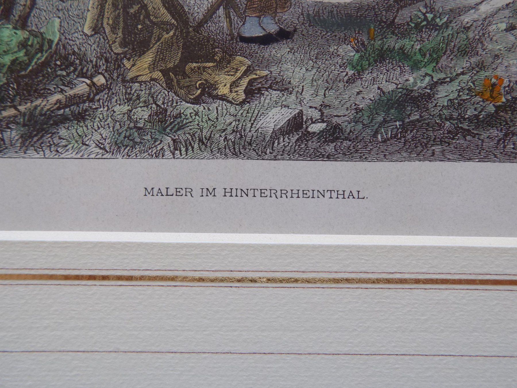 Stiche: Maler im Hinterrheintal – Gebraucht aus Risch von Rischli15 2