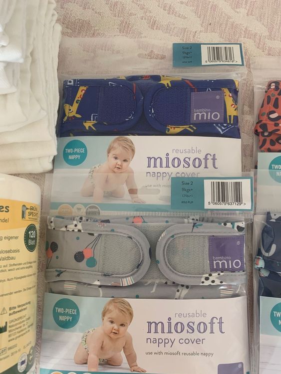 NEU Bambino Mio Stoffwindel Set überhose mit Einlagen Kaufen auf Ricardo