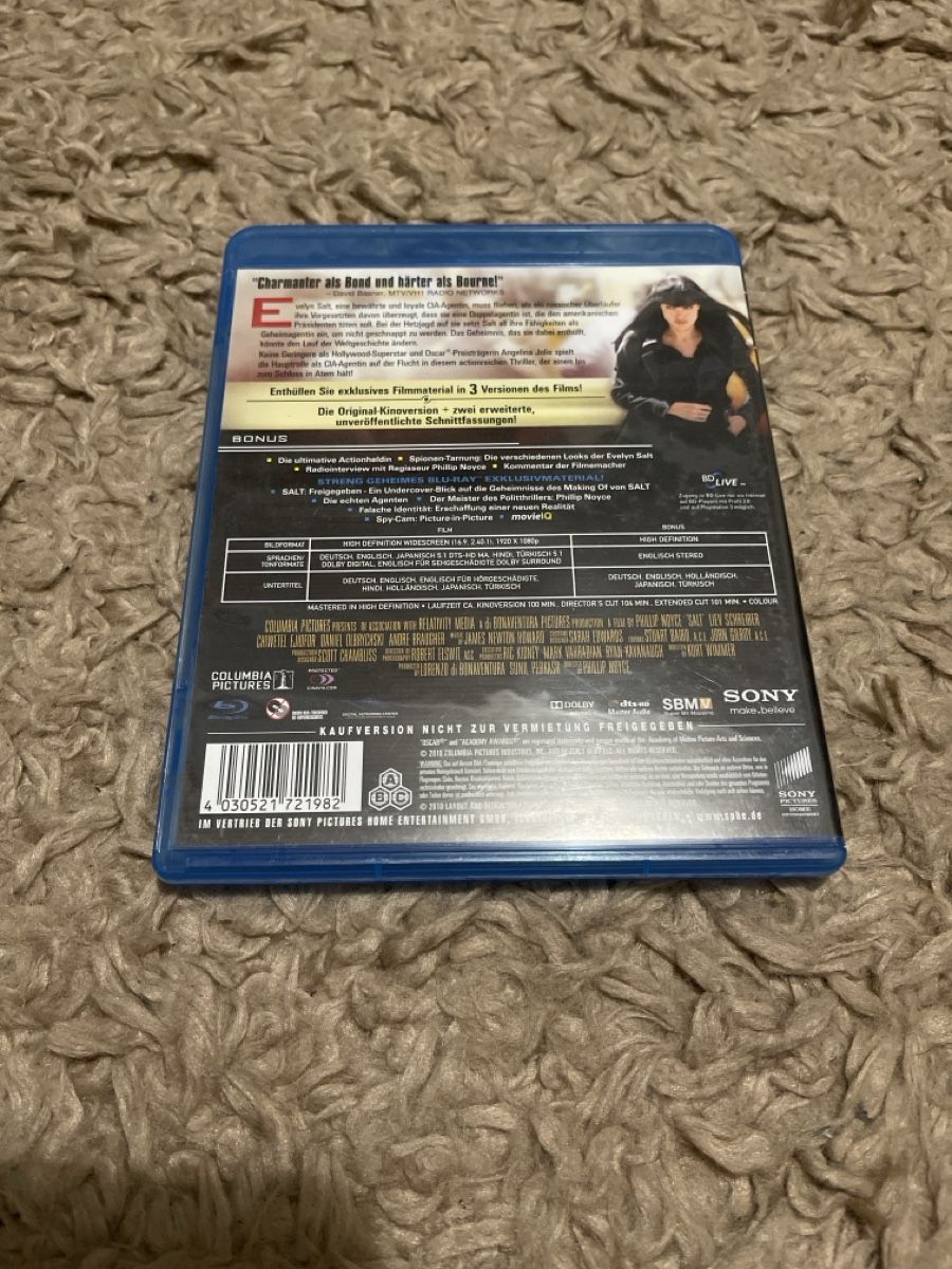 Tutti i DVDs: Blu-ray Film Salt Deluxe Extended Edition  – Usato da Unterkulm venduto da AnoliOccasion 2