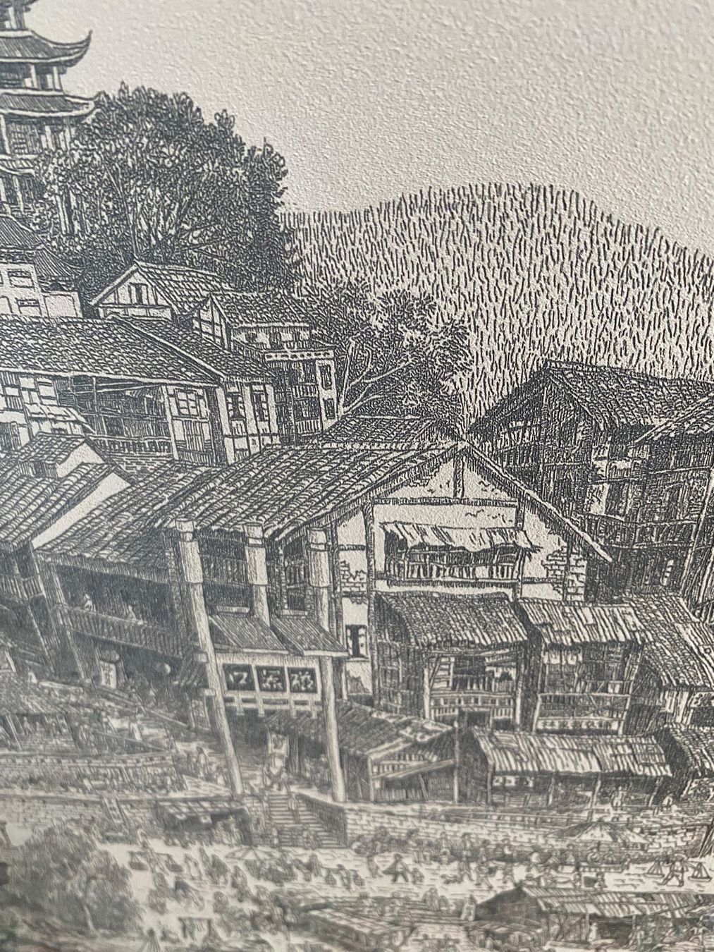Foto & Immagini: Wandbild auf Stoff (China) – Usato da Münchwilen TG venduto da Mercurius63 4
