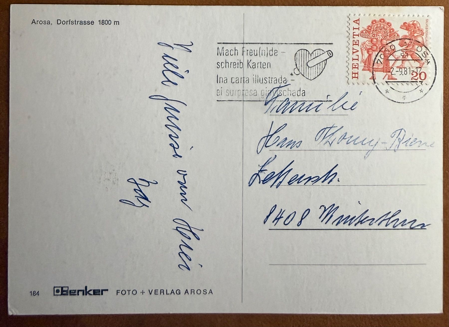 Cartoline postali: Arosa - Dorfstrasse AK – Usato da Lutry venduto da Ediego 1