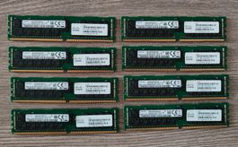 8x32Gb Samsung DDR4 2933 RDimm (256Gb total)