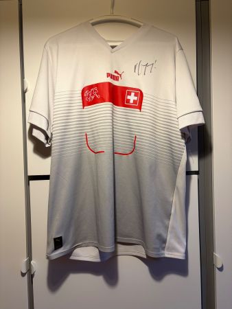 Maillot équipe de suisse signé par crnogorcevic