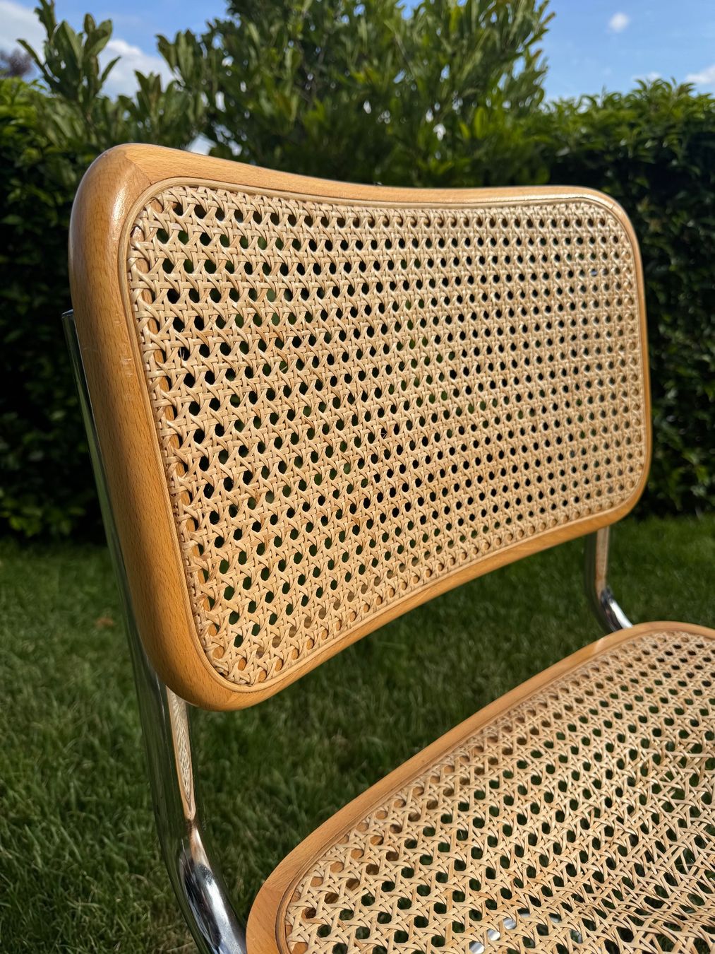 Sedie: Freischwinger Wiener Geflecht Stuhl Thonet – Difettoso da Steffisburg venduto da smocky17 2