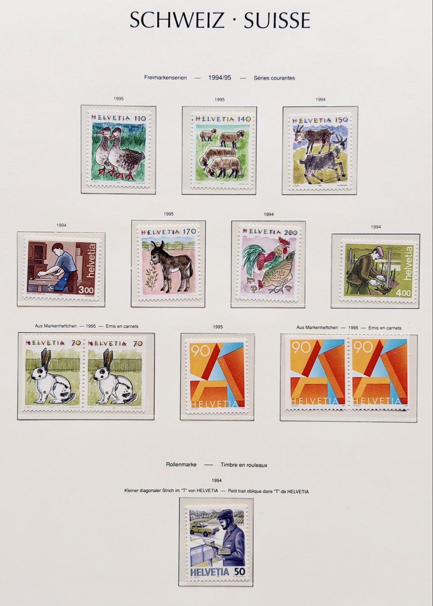 Tutti i francobolli: Frankatur CHF 100.- postfrisch – Nuovo (secondo la descrizione) da Glattbrugg venduto da Artos67 3