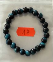 1 Stück Edelstein Armband mit blauen Tigerauge.