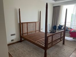 4 Poster Bett aus Indien, wie neu!