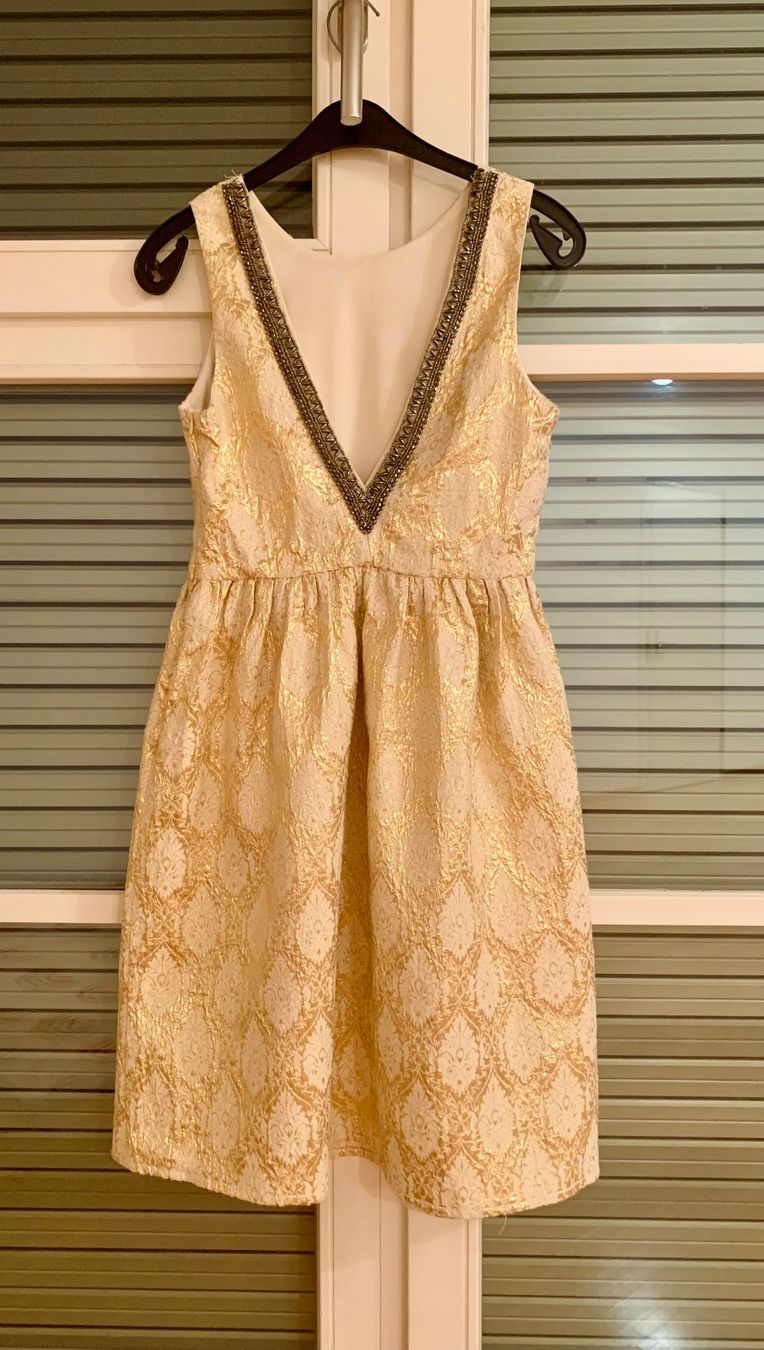 Vestiti: Elegantes Kleid mit Goldmuster, Grösse 36 – Usato da Maienfeld venduto da mar_59mb 4