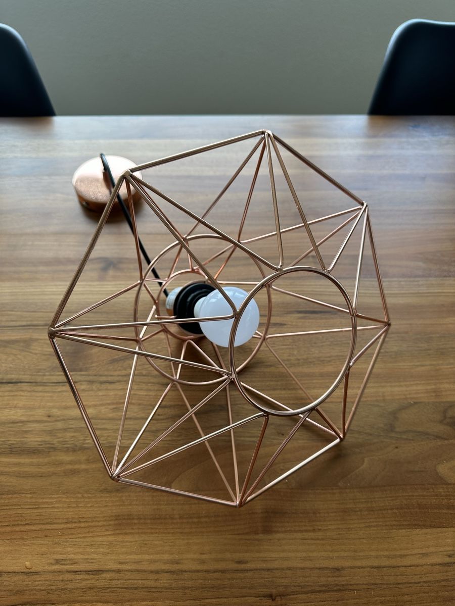 Lampadari & plafoniere: Hängeleuchte Drahtgitter, Diamantdesign, E27, gebraucht – Usato da St. Gallen venduto da lelibehli 4