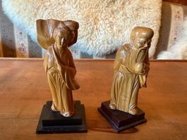 Gott der Langlebigkeit, Shou Xing & traditionelle Hofdame