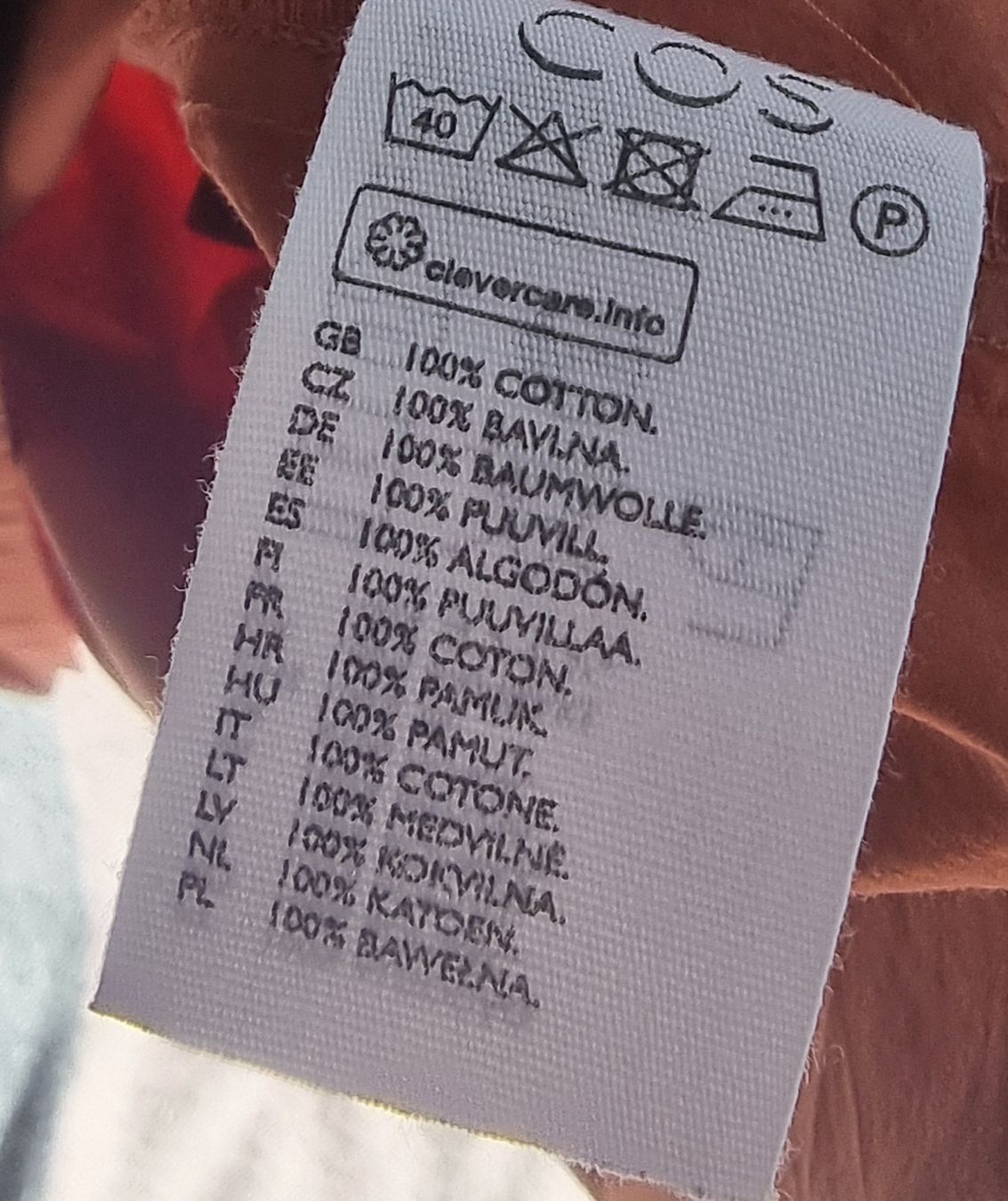 Cos Vestiti: COS Kleid, Grösse 38, Cognac, 100 % Baumwolle – Usato da Embrach venduto da alohasnoopy01 1
