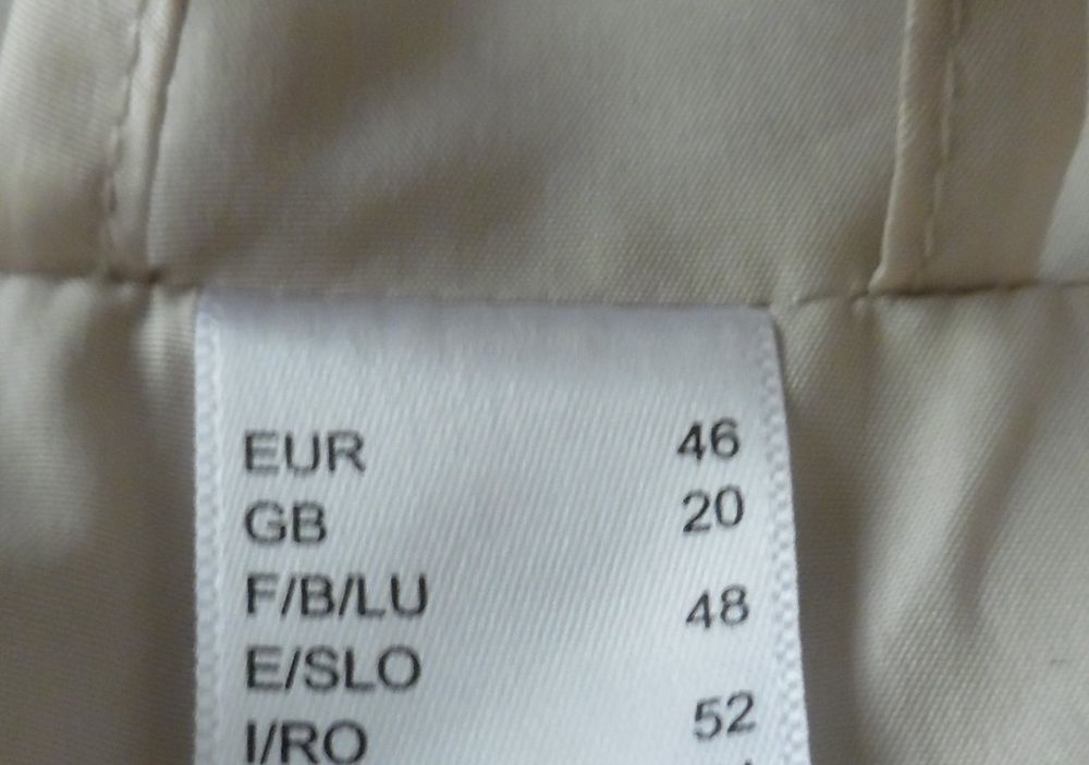 Vestes: Jacke, Wind-+Wasserabweisend Gr.46 Beige – D'occasion à Bellinzona par Luna093 7
