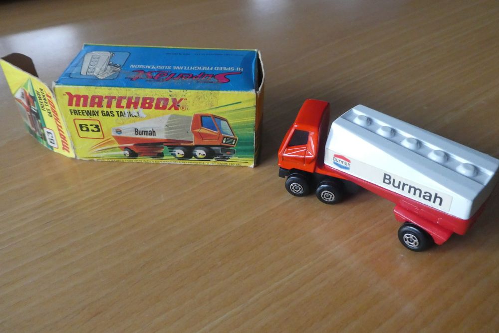 Matchbox 63 Freeway Gas Tanker mit Schachtel (Gebraucht) in Buochs für ...