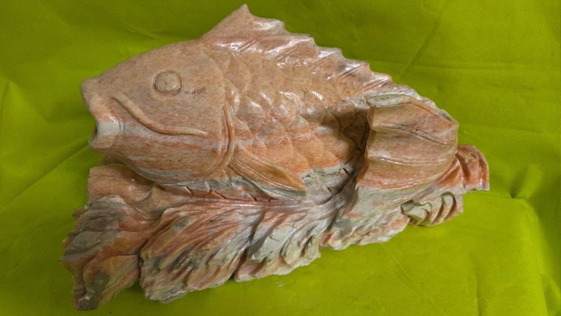 Sculture & Statue: KOI aus Marmor 40cm – Nuovo (secondo la descrizione) da Roggliswil venduto da Mabelco