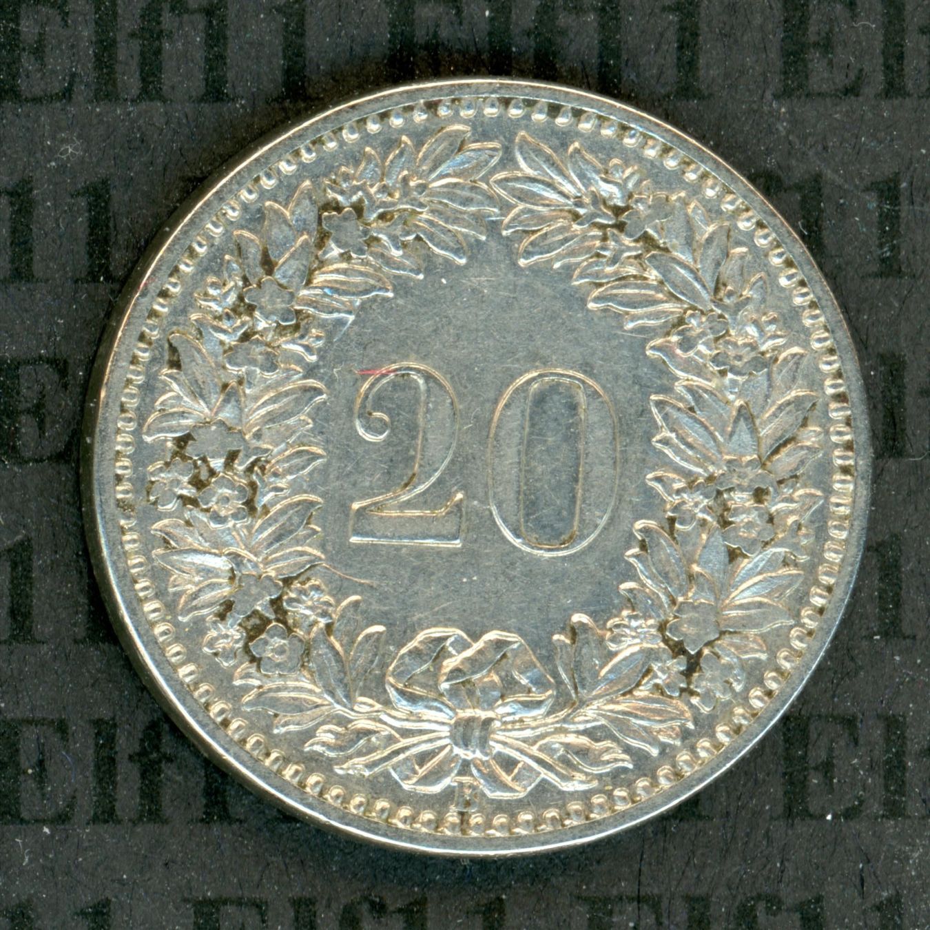 Tutti le monete: CHF___0.20 1906 ss+ 20 Rappen – Usato da Widnau venduto da Elf11 1