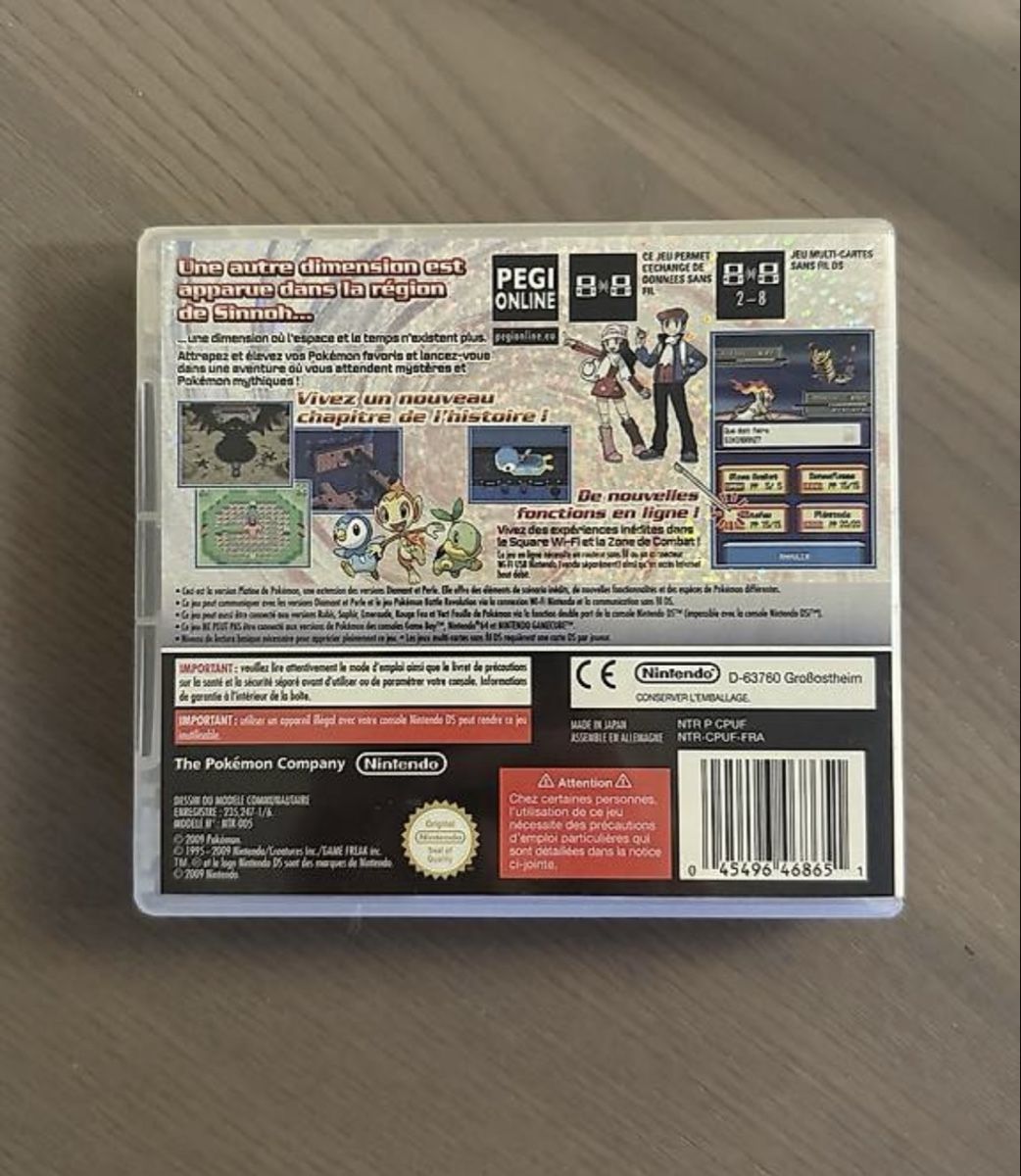 Pokémon Jeux: Pokémon Platine FR – D'occasion à Thônex par retrolovech 2