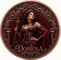 1 OZ Kupfermünze "Domina" Rarität