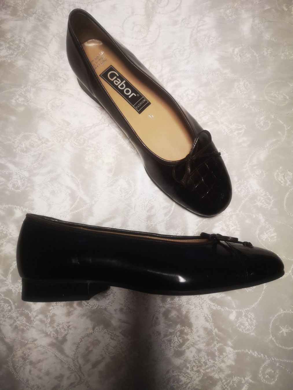 Gabor Scarpe da donna: Gabor Ballerinas aus Lackleder – Nuovo (secondo la descrizione) da Derendingen venduto da silverstone1961 1