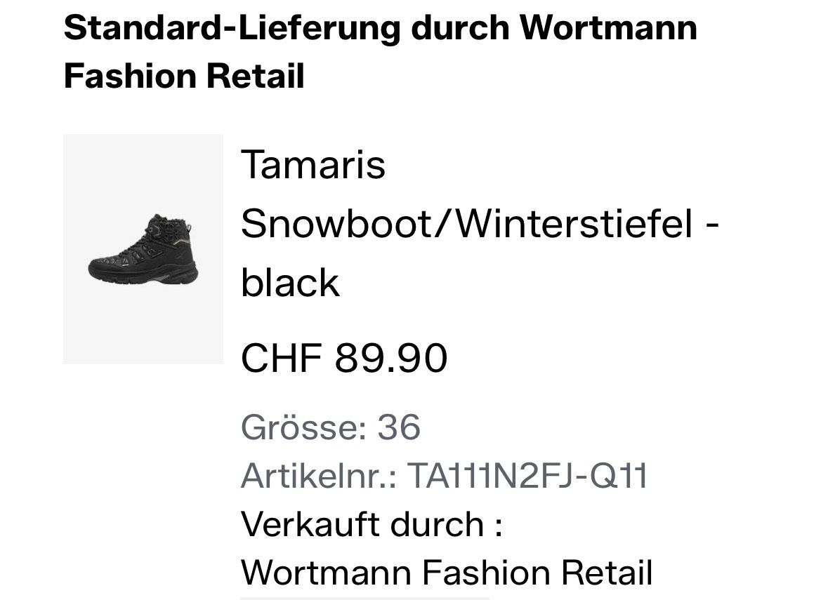 Tamaris Scarpe da donna: Tamaris Winterboots Grösse 36 – Nuovo (secondo la descrizione) da Beinwil am See venduto da joy_24 9
